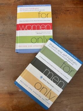 For Men Only and For Women Only Hardcover Book Set - Shaunti & Jeff Feldhahn